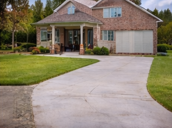 concrete driveway services by hec express