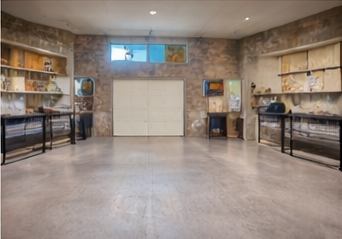 concrete garage floors services by hec express