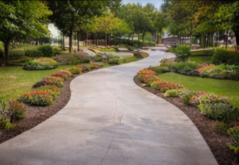 concrete walkways services by hec express